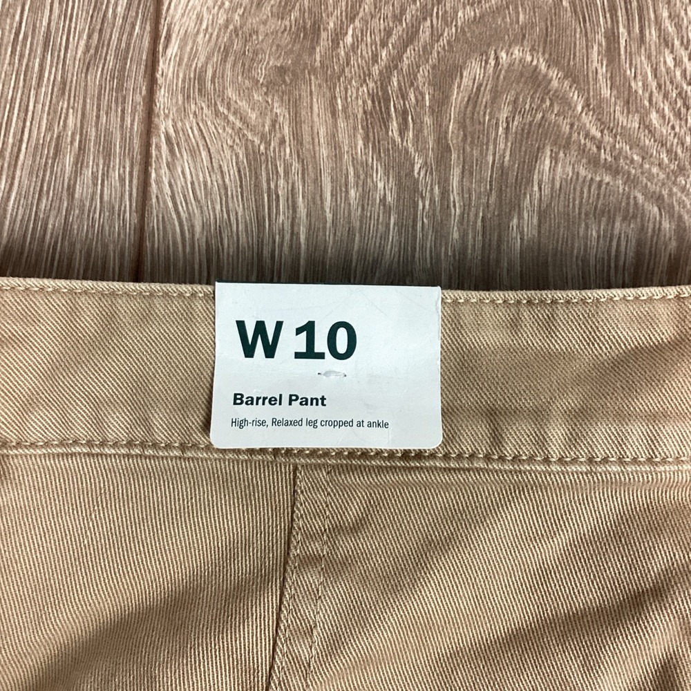 Alpine Design Barrel Pant Women's 10 Sahara Sand Brown Khaki NEW High Rise Ankle - Picture 4 of 8